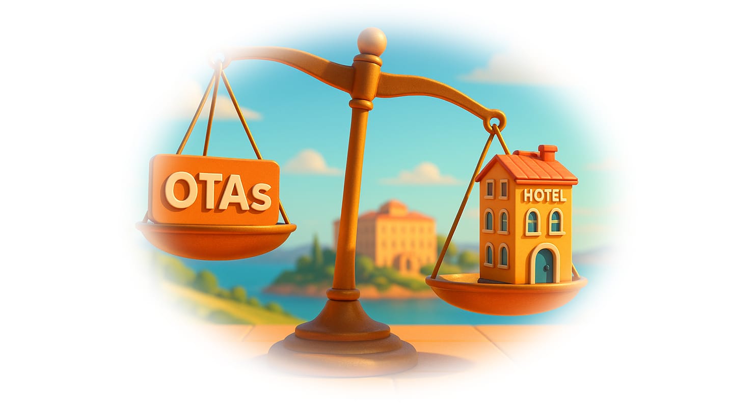 Les OTAs moins chers jusqu'à 7 cas sur 10 ?!